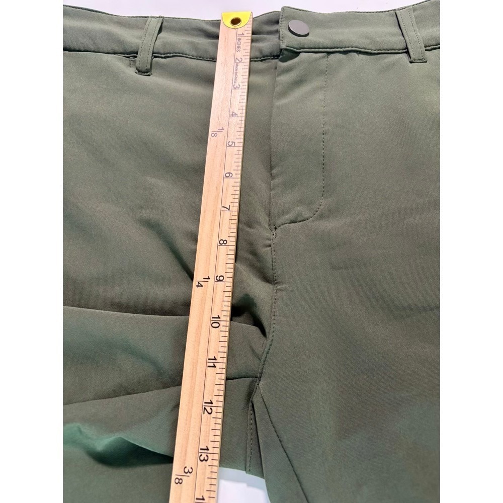 Kyodan Outdoor Mens Sz 34 Performance Shorts Olive Green Stretch Hiking Golf - Picture 7 of 9